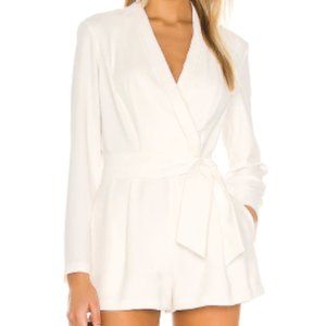 Amanda Uprichard - Earla Romper in Ivory - Small